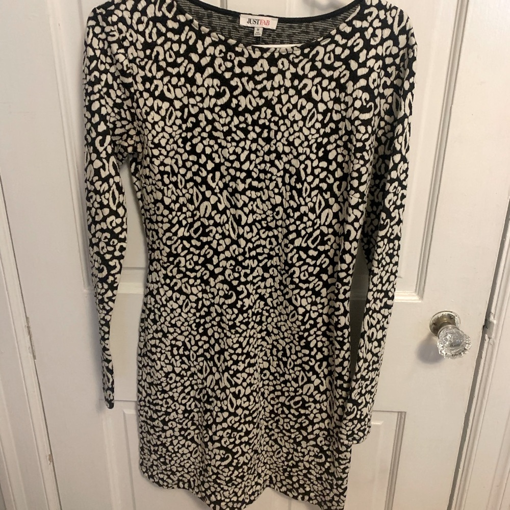 Printed midi dress